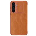 Samsung Galaxy A55 Nillkin Qin Pro Flip Case - Brown