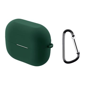 Samsung Galaxy Buds3/Buds3 Pro Silicone Case with Carabiner - Green