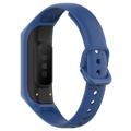 Samsung Galaxy Fit 2 Replacement Silicone Strap with Integrated Frame - Dark Blue