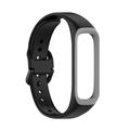 Samsung Galaxy Fit2 Soft Silicone Strap - Black / Grey