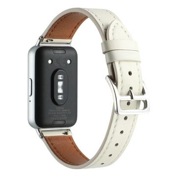 Samsung Galaxy Fit3 Genuine Leather Strap - White