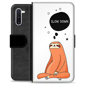 Samsung Galaxy Note10 Premium Wallet Case - Slow Down