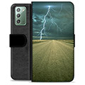 Samsung Galaxy Note20 Premium Wallet Case - Storm