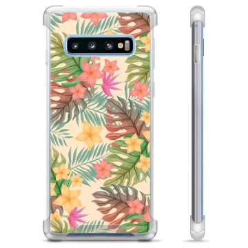 Samsung Galaxy S10 Hybrid Case - Pink Flowers