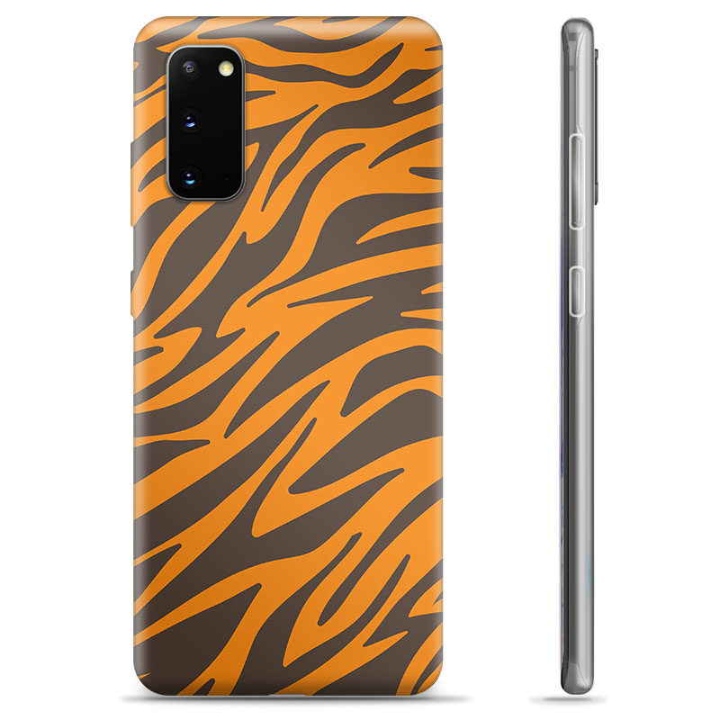 15% OFF by SUNSKY COUPON CODE: EDA0052579 for For Samsung Galaxy S20+ Little Tiger Embossed Leather Phone Case(Dark Blue)