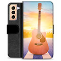 Samsung Galaxy S21+ 5G Premium Wallet Case - Guitar