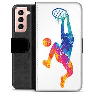 Samsung Galaxy S21 5G Premium Wallet Case - Slam Dunk