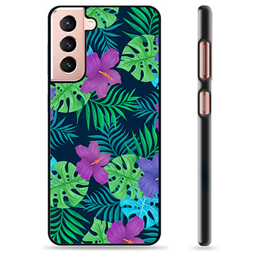 Samsung Galaxy S21 5G Protective Cover - Tropical Flower