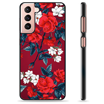 Samsung Galaxy S21 5G Protective Cover - Vintage Flowers