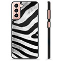 Samsung Galaxy S21 5G Protective Cover - Zebra