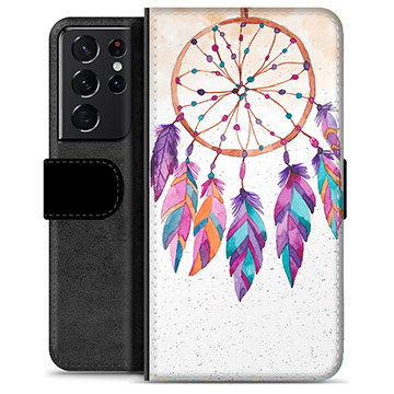 Samsung Galaxy S21 Ultra 5G Premium Wallet Case - Dreamcatcher