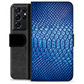 Samsung Galaxy S21 Ultra 5G Premium Wallet Case - Leather