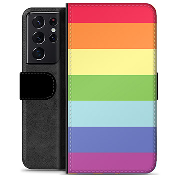 Samsung Galaxy S21 Ultra 5G Premium Wallet Case - Pride