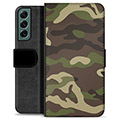 Samsung Galaxy S22+ 5G Premium Wallet Case - Camo