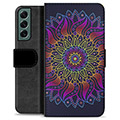 Samsung Galaxy S22+ 5G Premium Wallet Case - Colorful Mandala