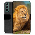 Samsung Galaxy S22+ 5G Premium Wallet Case - Lion