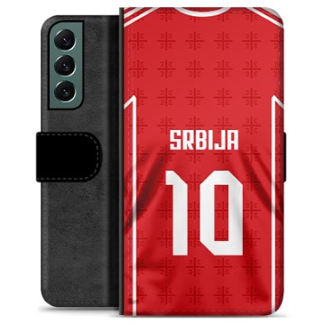 Samsung Galaxy S22+ 5G Premium Wallet Case - Serbia