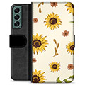 Samsung Galaxy S22+ 5G Premium Wallet Case - Sunflower