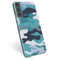 Samsung Galaxy S22+ 5G TPU Case - Blue Camouflage