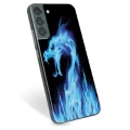 Samsung Galaxy S22+ 5G TPU Case - Blue Fire Dragon