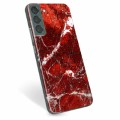 Samsung Galaxy S22+ 5G TPU Case - Red Marble