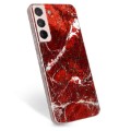 Samsung Galaxy S22 5G TPU Case - Red Marble