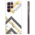 Samsung Galaxy S22 Ultra 5G TPU Case - Abstract Marble