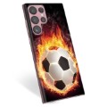 Samsung Galaxy S22 Ultra 5G TPU Case - Football Flame