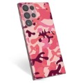 Samsung Galaxy S22 Ultra 5G TPU Case - Pink Camouflage