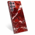 Samsung Galaxy S22 Ultra 5G TPU Case - Red Marble