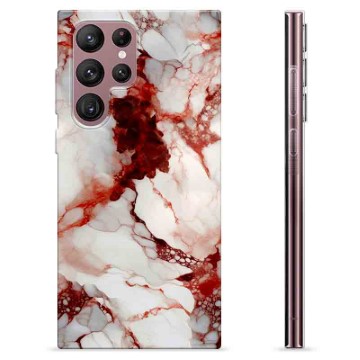 Samsung Galaxy S22 Ultra 5G TPU Case - Ruby Marble