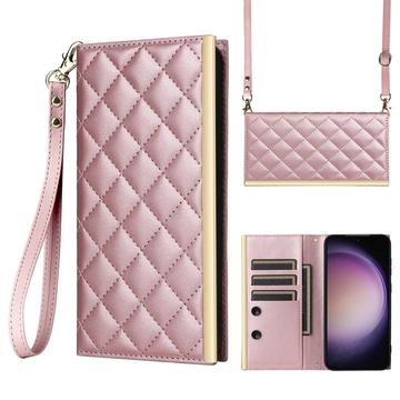 Samsung Galaxy S23 Luxury Quilted Wallet Case