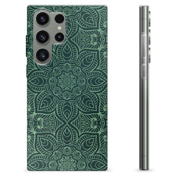 Samsung Galaxy S23 Ultra 5G TPU Case - Green Mandala