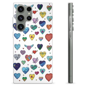 Samsung Galaxy S23 Ultra 5G TPU Case - Hearts