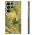 Samsung Galaxy S23 Ultra 5G TPU Case - Olive Marble