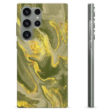 Samsung Galaxy S23 Ultra 5G TPU Case - Olive Marble