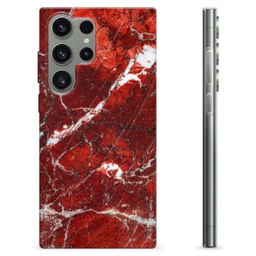 Samsung Galaxy S23 Ultra 5G TPU Case - Red Marble