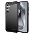 Samsung Galaxy S24 FE Brushed TPU Case - Carbon Fiber