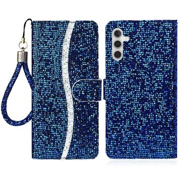 Samsung Galaxy S24 FE Stylish Glitter Wallet Case