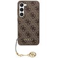 Samsung Galaxy S24 Guess 4G Charms Collection Hybrid Case - Brown