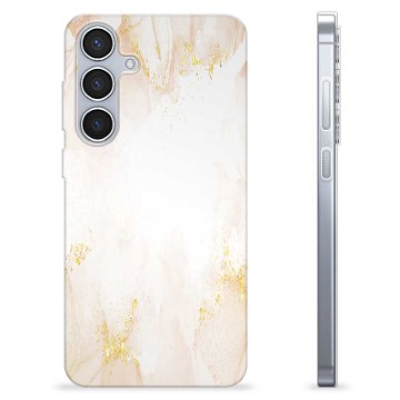 Samsung Galaxy S24+ TPU Case - Golden Pearl Marble