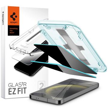 Samsung Galaxy S24 Spigen Glas.tR Ez Fit Privacy Screen Protector - 9H - 2 Pcs.