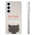 Samsung Galaxy S24 TPU Case - Angry Cat