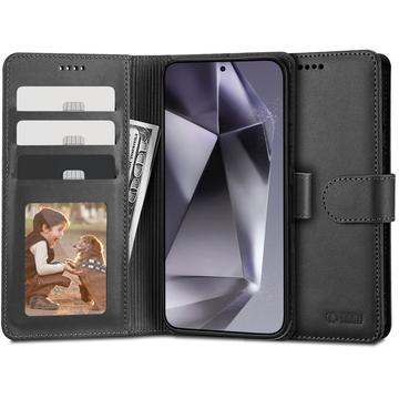 Samsung Galaxy S24 Tech-Protect Wallet Case W. Magnet & Stand - Black