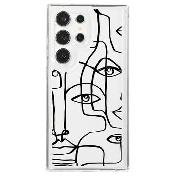 Samsung Galaxy S24 Ultra Fashion TPU Case - Abstract Portrait