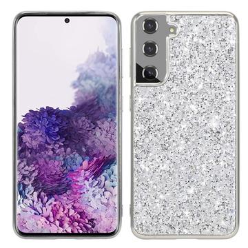 Samsung Galaxy S24+ Glitter Series Hybrid Case - Silver