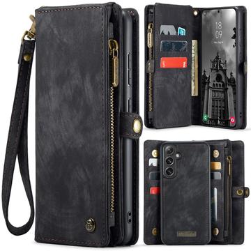 Samsung Galaxy S25 Caseme 008 2-in-1 Multifunctional Wallet Case - Black