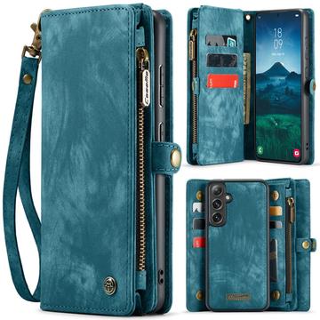 Samsung Galaxy S25 Caseme 008 2-in-1 Multifunctional Wallet Case - Blue