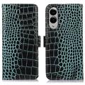 Samsung Galaxy S25 Edge Crocodile Series Wallet Leather Case with RFID