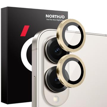 Samsung Galaxy S25 Edge Northjo Camera Lens Protector Set - Gold